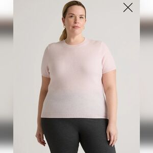 Quince Light Pink Short Sleeve Tee